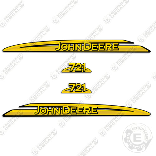 Fits John Deere 721 Decal Kit Loader Attachment