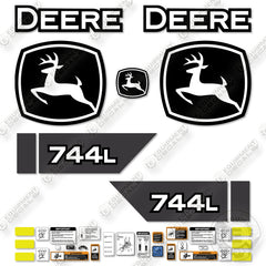 Fits John Deere 744L Decal Kit Wheel Loader