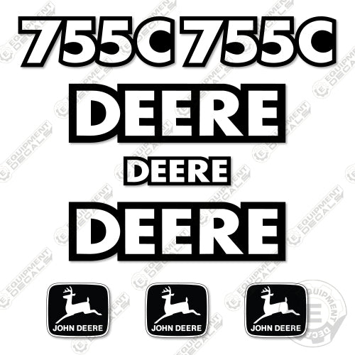 Fits John Deere 755C Decal Kit Dozer