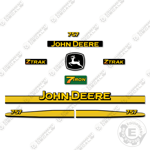 Fits John Deere 757 Decal Kit Mower