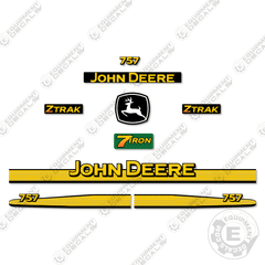 Fits John Deere 757 Decal Kit Mower