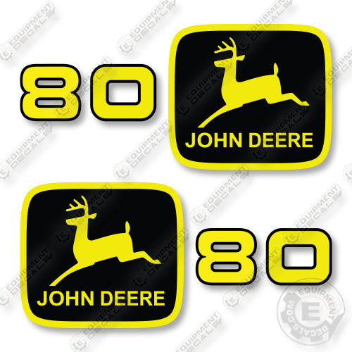 John Deere 80 Decal Kit Crawler Excavator- Aftermarket Kit