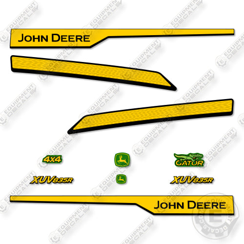 John Deere 835R New Style Decal Kit UTV- Aftermarket Kit
