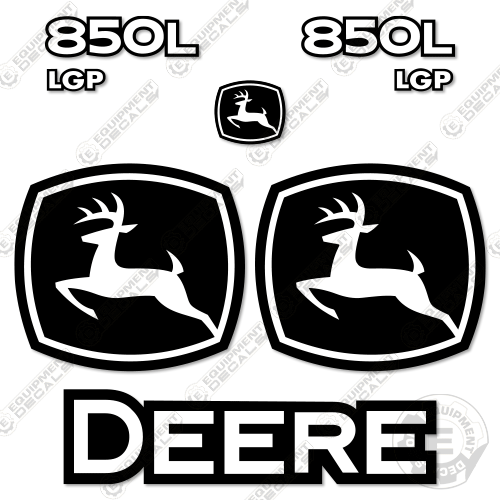 Fits John Deere 850L LGP Dozer Crawler Decal Kit