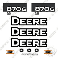 Fits John Deere 870G LC Decal Kit Excavator