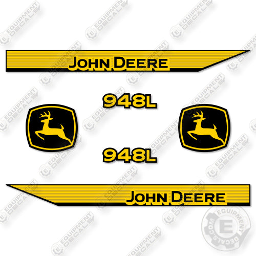 John Deere 948L Decal Kit Skidder- Aftermarket Kit