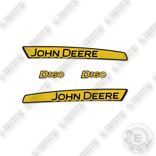 John Deere D160 Decal Kit Loader- Aftermarket Kit