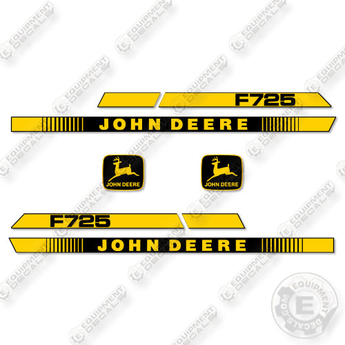Fits John Deere F725 Decal Kit Mower