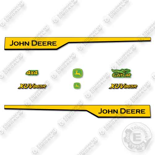 Fits John Deere Gator 865R XUV Decal Kit