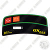 Image of Fits John Deere GX255 Tractor Dash Decal Decal Kit Tractor