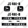 Image of John Deere JD480-B Decal Kit Forklift- Aftermarket Kit