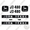 Image of John Deere JD480 Decal Kit Forklift- Aftermarket Kit