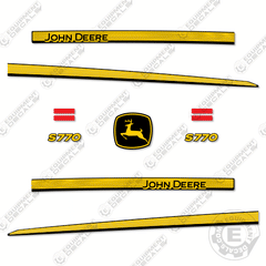 Fits John Deere S770 Decal Kit Combine