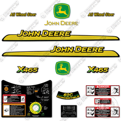 John Deere X465 Decal Kit Mower