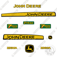 Fits John Deere Z930A Decal Kit Riding Mower