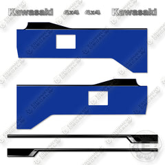 Kawasaki Mule Pro Mx EPS Decal Kit UTV - Blue - Aftermarket Kit