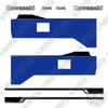 Image of Kawasaki Mule Pro Mx EPS Decal Kit UTV - Blue - Aftermarket Kit