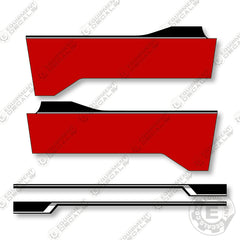 Kawasaki Mule Pro Mx EPS  Decal Kit UTV - Red  - Aftermarket Kit