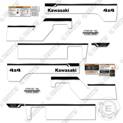 Fits Mule Pro DXT Decal Kit 4x4 Utility Vehicle - White Version