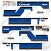 Image of Fits Kawasaki Mule Pro FXT LE 2023 Decal Kit UTV - BLUE!