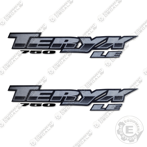 Fits Kaswasaki TeryX LE 750 Decal Kit UTV - Silver/Black