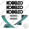 Image of Fits Kobelco SK260LC-10 Decal Kit Excavator - AQUA!