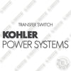 Image of Kohler Transfer Switch Decal Kit Generator -Grey- Aftermarket Kit