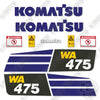 Image of Komatsu WA475-10EO Decal Kit Wheel Loader- Aftermarket Kit