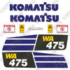 Image of Komatsu WA475-10 Decal Kit Wheel Loader- Aftermarket Kit