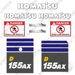 Fits Komatsu D155AX-8 Decal Kit Dozer