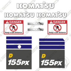 Fits Komatsu D155PX-8 Decal Kit Dozer