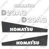 Image of Fits Komatsu D20AG-7 Decal Kit Dozer