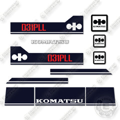 Fits Komatsu D31PLL-18 Decal Kit Tractor