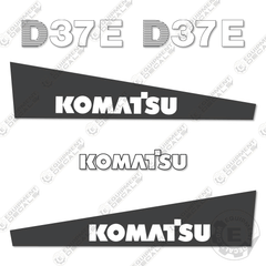 Fits Komatsu D37E-5 Decal Kit Crawler Tractor Dozer