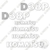 Image of Fits Komatsu D38P-1 Decal Kit Dozer
