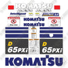 Image of Fits Komatsu D65PXI-18 Decal Kit Dozer