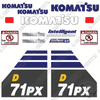 Image of Fits Komatsu D71PX-24 Decal Kit Dozer