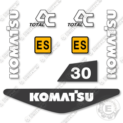 Fits Komatsu FB30SHGU-6 Decal Kit Forklift