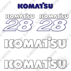 Fits Komatsu FG28T-16 Decal Kit Forklift