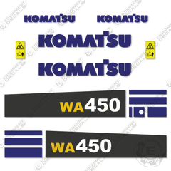 Fits Komatsu WA450-5 Decal Kit Wheel Loader