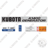 Image of Fits Kubota A1400 Decal Kit Generator