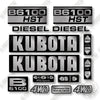 Image of Kubota B6100 HST Decal Kit Tractor - Aftermarket Kit
