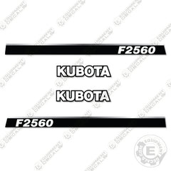 Kubota F2560 Decal Kit Tractor - Aftermarket Kit