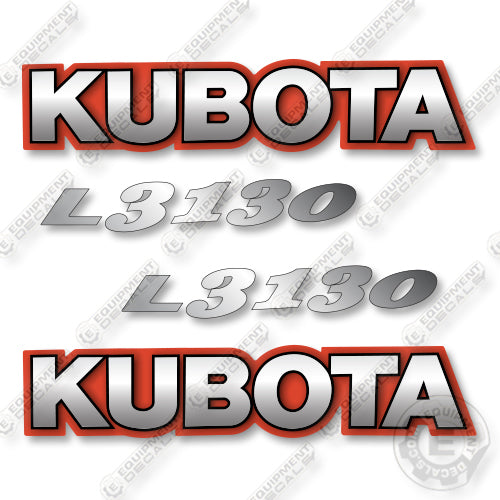 Kubota L3130 Hood Decals Decal Kit Tractor- Aftermarket Kit