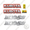 Image of Kubota M105S Decal Kit Tractor - Aftermarket Kit