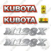 Image of Kubota M128X Decal Kit Tractor - Aftermarket Kit