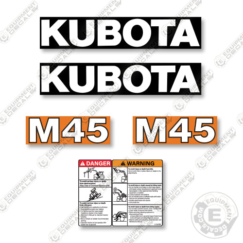 Kubota M45 Decal Kit Tractor - Aftermarket KIt