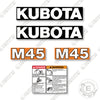 Image of Kubota M45 Decal Kit Tractor - Aftermarket KIt