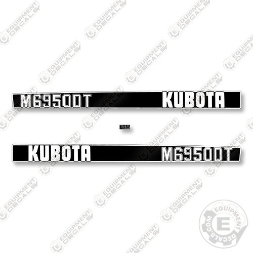 Kubota M6950DT Decal Kit Tractor - Aftermarket Kit
