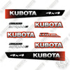 Image of Kubota RTV400 Decal Kit UTV - Aftermarket Kit